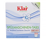 Klar  Таблетки для посудомоечных машин гипоаллергенные 25 шт