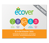 Ecover Таблетки для посудомоечной машины 3-в-1, 500 гр. 25 шт
