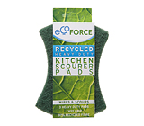 easyDo EcoForce кухонные губки зеленые для сильных загрязнений 3 шт