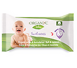 Organyc детские влажные салфетки для нежной и чувствительной кожи Гипоаллергенные 60 шт