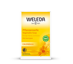 Weleda Веледа Натуральное растительное мыло с календулой и лекарственными травами 100 гр