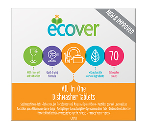 Ecover Эковер Эко таблетки для посудомоечной машины 3-в-1 1400 гр 70 шт