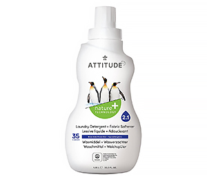 Attitude Эттитьюд Безопасная жидкость для стирки 2-в-1 Mountain Essential со смягчителем стирки 1,05 л