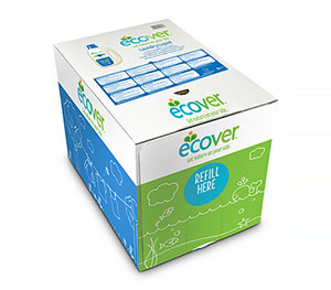 Ecover Эковер Эко жидкость для стирки в картонной упаковке Refill 15 л