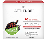 Attitude таблетки для посудомоечной машины Все-в-одном Eco pouches 70 шт