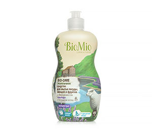BioMio БиоМио Bio-Care Экологичное средство для мытья посуды, овощей и фруктов Лаванда 450 мл